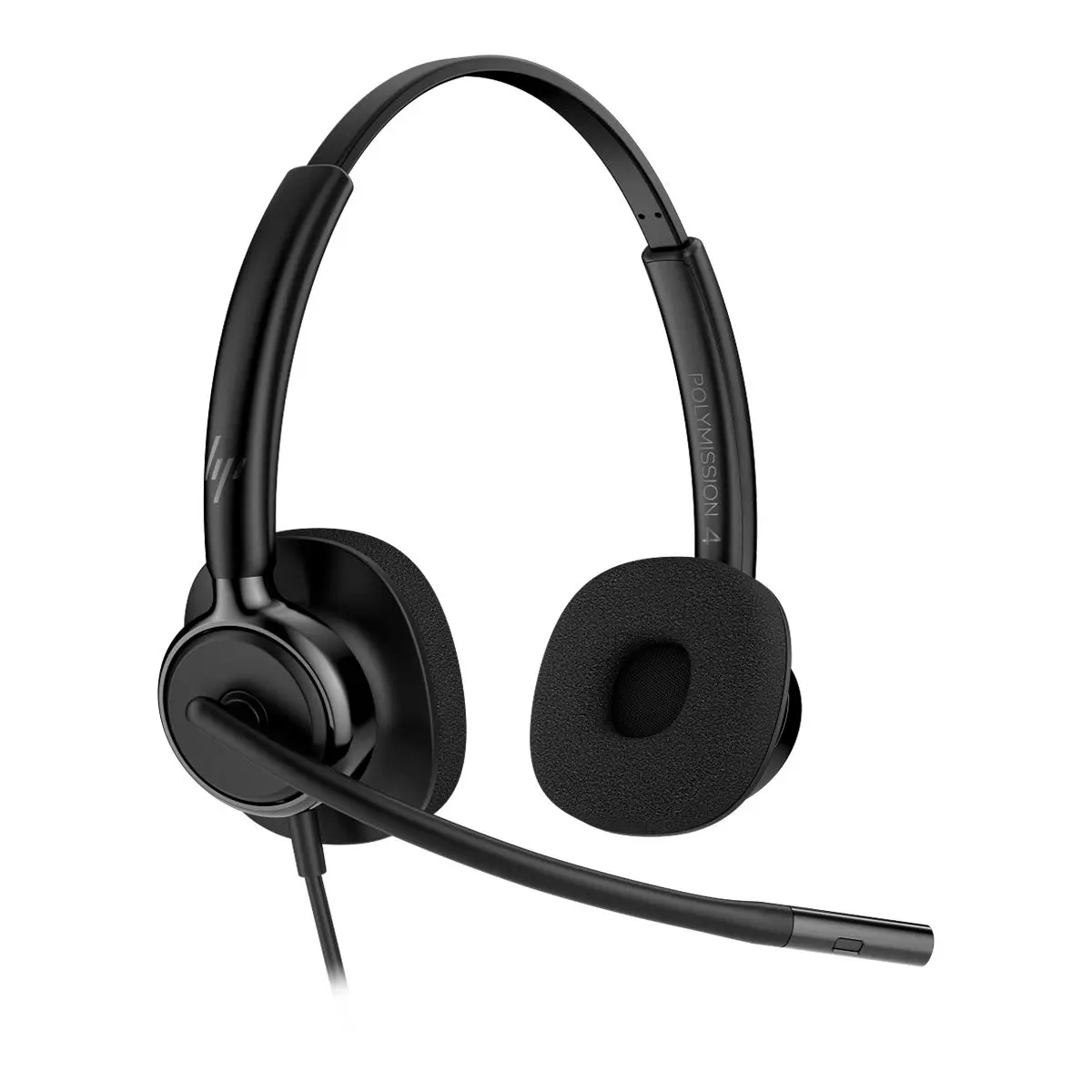 HP Poly Mission 425 Stereo USB-C/A Wired Headset + Foam Ear Cushion